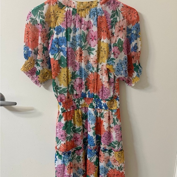 Adelyn Rae Colorful Floral Midi Dress - Picture 3 of 4